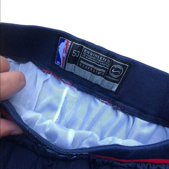 NBA X Nike Los Angeles Clippers Basketball Shorts Medium White/Navy - Picture 9 of 9